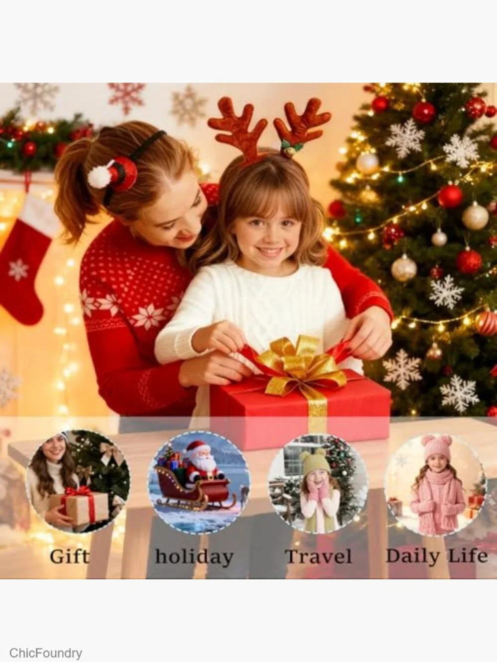 Kids Winter Hat Scarf Gloves Set Fleece Lined Beanie with Pom Pom 3-in-1 Gift